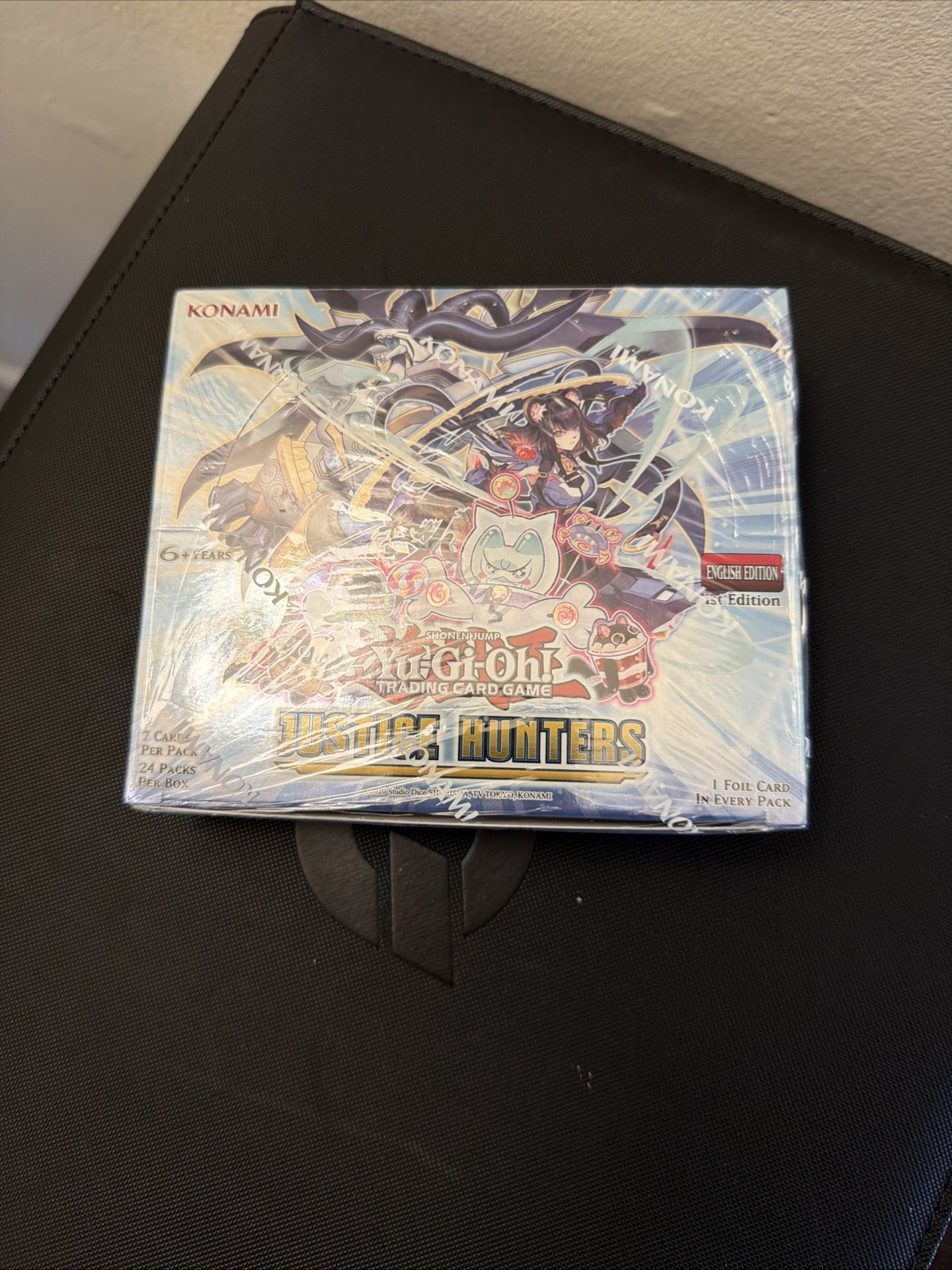 Yu Gi Oh Justice Hunters booster box sealed