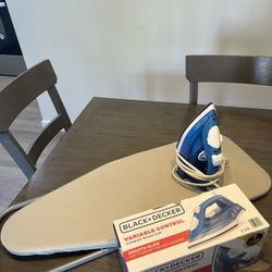 Iron W/small Iron Board 