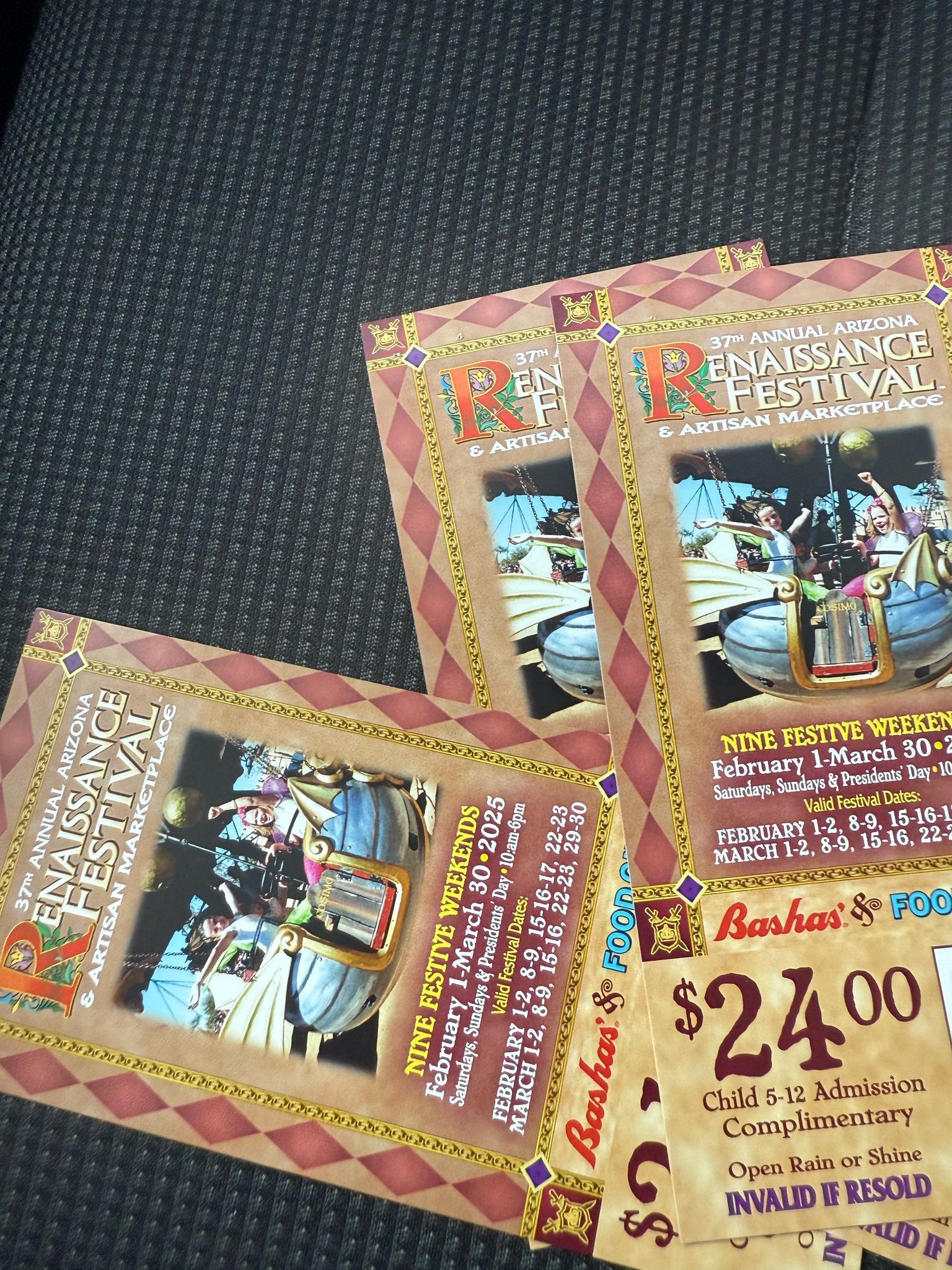 Tickets For Renassance Festival