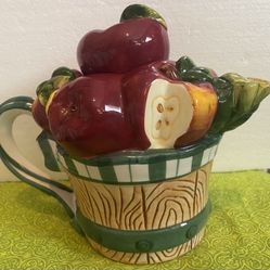 Apple blossom  Ceramic Tea pot