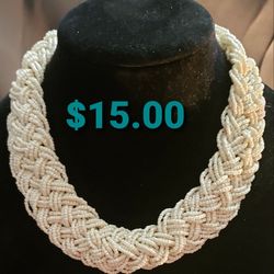 Beaded Choker Necklace 