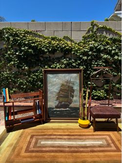 “The Black Adder" Nautical Seascape Oil Painting on canvas