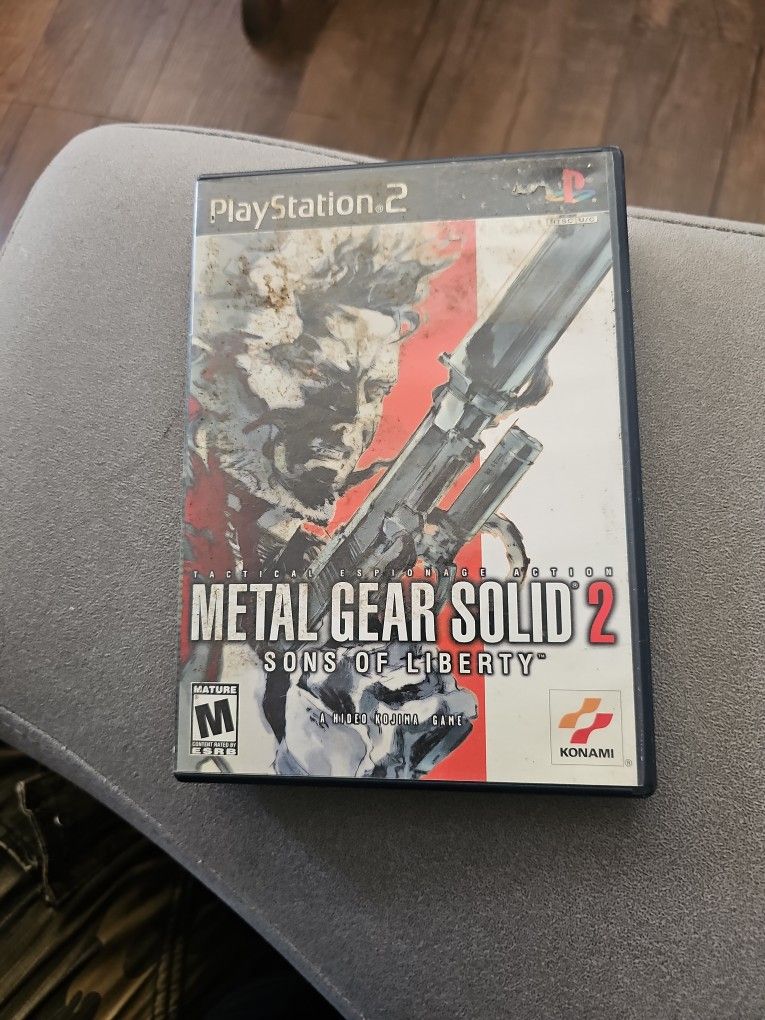Metal Gear Solid 2 For The Ps2 