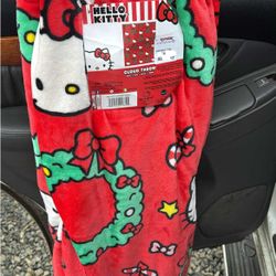 Hello Kitty Christmas Blanket