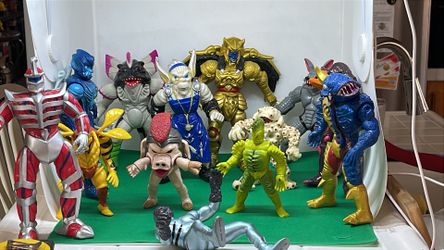 Vintage Power Rangers 1(contact info removed) 1995 8 Inch 8” Villains Monsters Lot of 13 Bandai Toys Toy