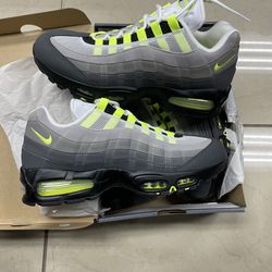 Air max 95 big bubble neon size 10