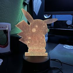Pokemon Pikachu 3D Lamp