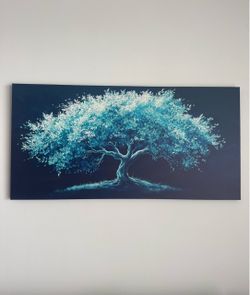 Large Tree Canvas Wall Art (47'x 24')