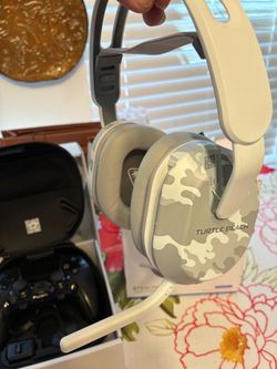 PlayStation 5 Pro Remote & Turtle Beach HeadSet