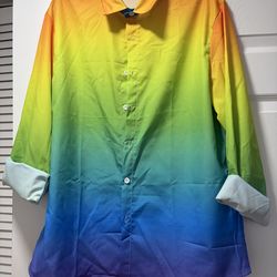 Women's Multicolor Shirt, Size L