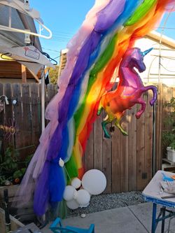 TULLE Rainbow 🌈 birthday Decoration