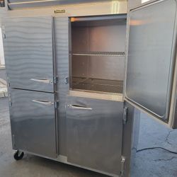 Traulsen Freezer , Deluxe Model Eight Shelves levers