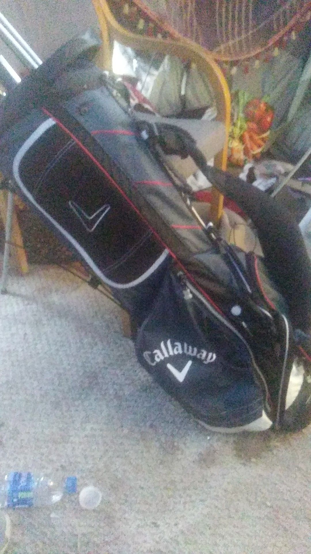 Callaway golf bag with full set of clubs