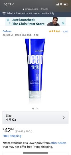 Doterra Deep Blue Rub New
