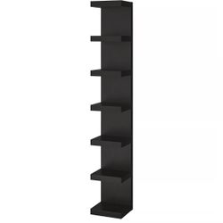 IKEA Wall shelf unit, black, 11 3/4x74 3/4 "