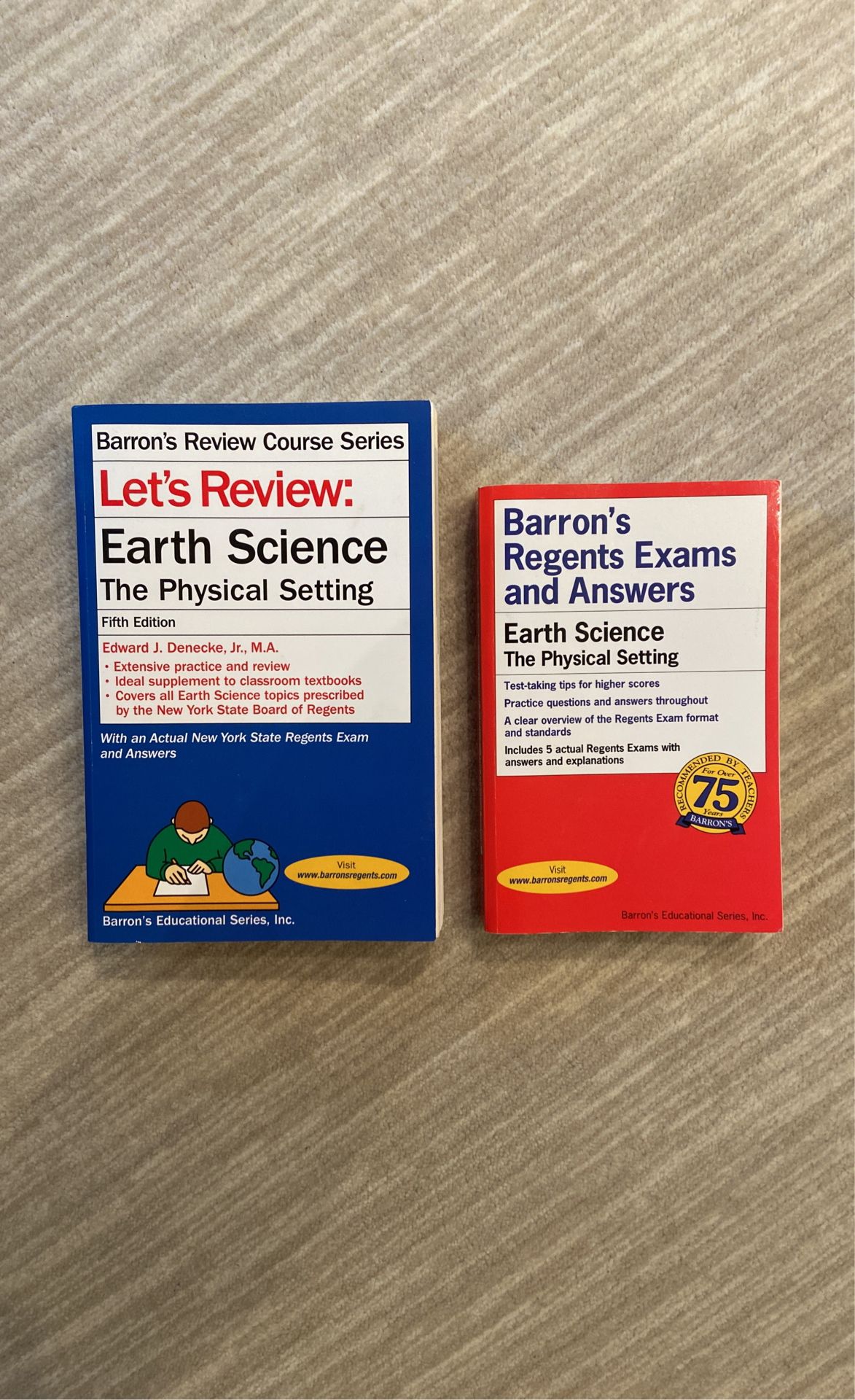 Barron’s Regents Review Book And Exams Earth Science
