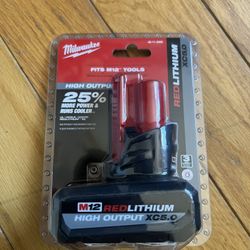 Milwaukee 5.0 XC M12 battery New In Pack 