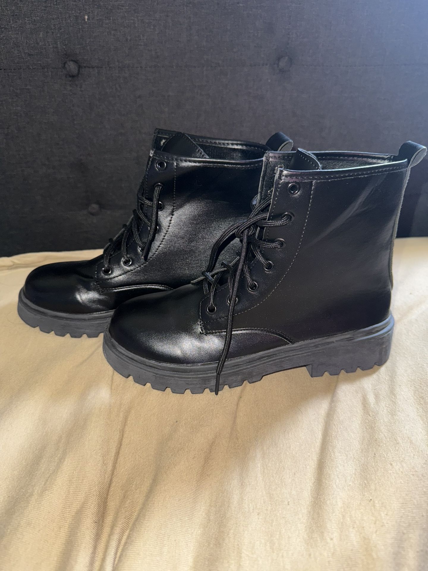 Black Combat Boots