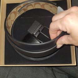 New & Authentic COACH Belt