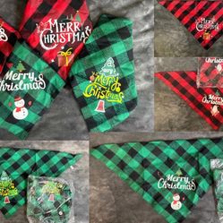 Lot - 80 Christmas Dog Bandanas – 4 Styles (20 ea.) – Wholesale / Resale / Gifts