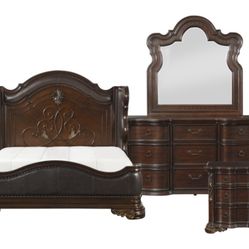 Royal Home Queen Size 4-pc Bedroom Set OfferUp Special 
