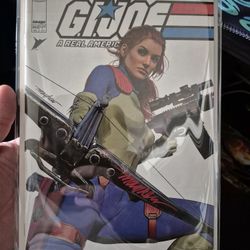 G.I JOE A Real American Issue 302 Signed W/ Coa