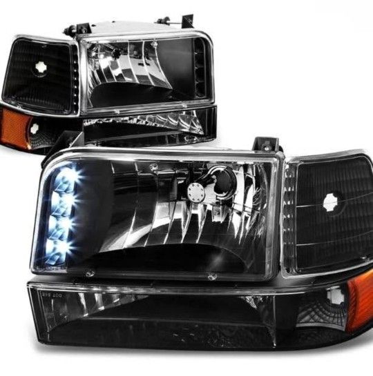 92-96 Ford F150-F350/ Bronco Headlights