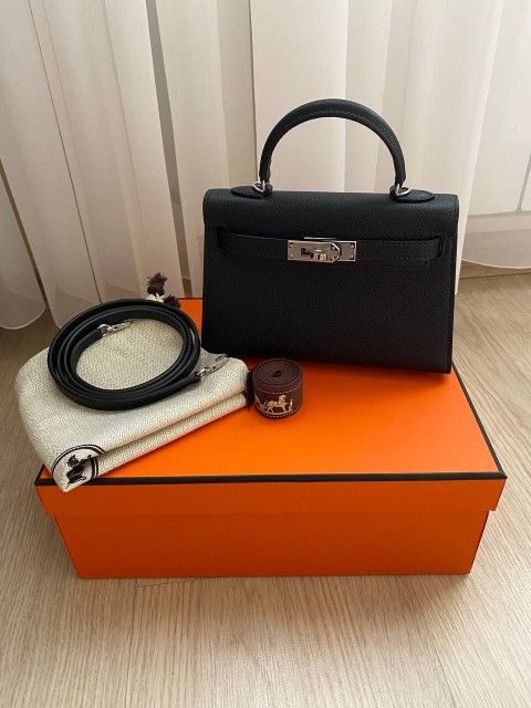 πππ«π¦ππ¬ Kelly II Mini 20 Silver Epsom