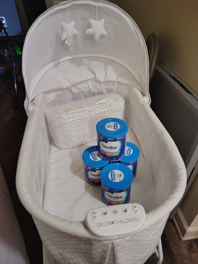 Bassinet /White And Beige