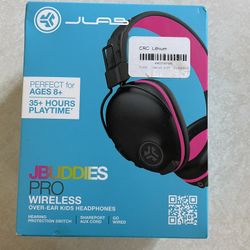 JBUDDIES PRO WIRELESS & WIRED OVER-EAR KIDS HEADPHONES