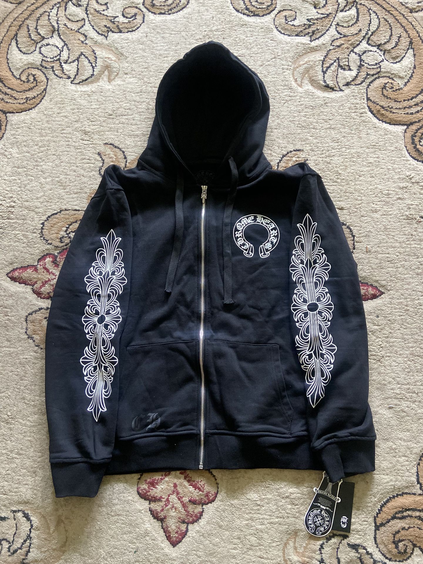 black chrome hurt hoodie size medium
