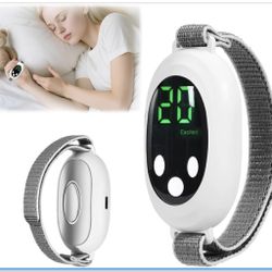 Handheld Sleep Aid Device, Portable Anxiety Insomnia Relief Device Improve Sleep, USB Rechargeable & 20 Intensity Levels, White
