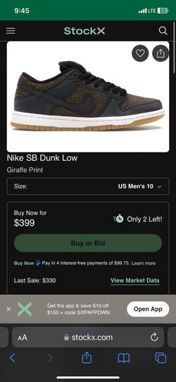 Like New Nike Sb Giraffe Size 10