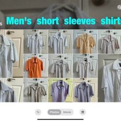 Men's  short  sleeves  shirts  -  $2  each