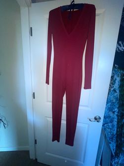 Red jumpsuit