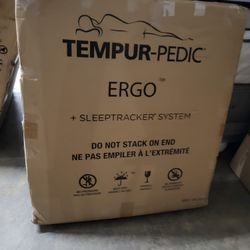 SAME DEY DELIVERY FREE  TEMPURE-PEDIC ERGO +  SLEEPTRACKER SYSTEM  NEVER USED  TWIN XL