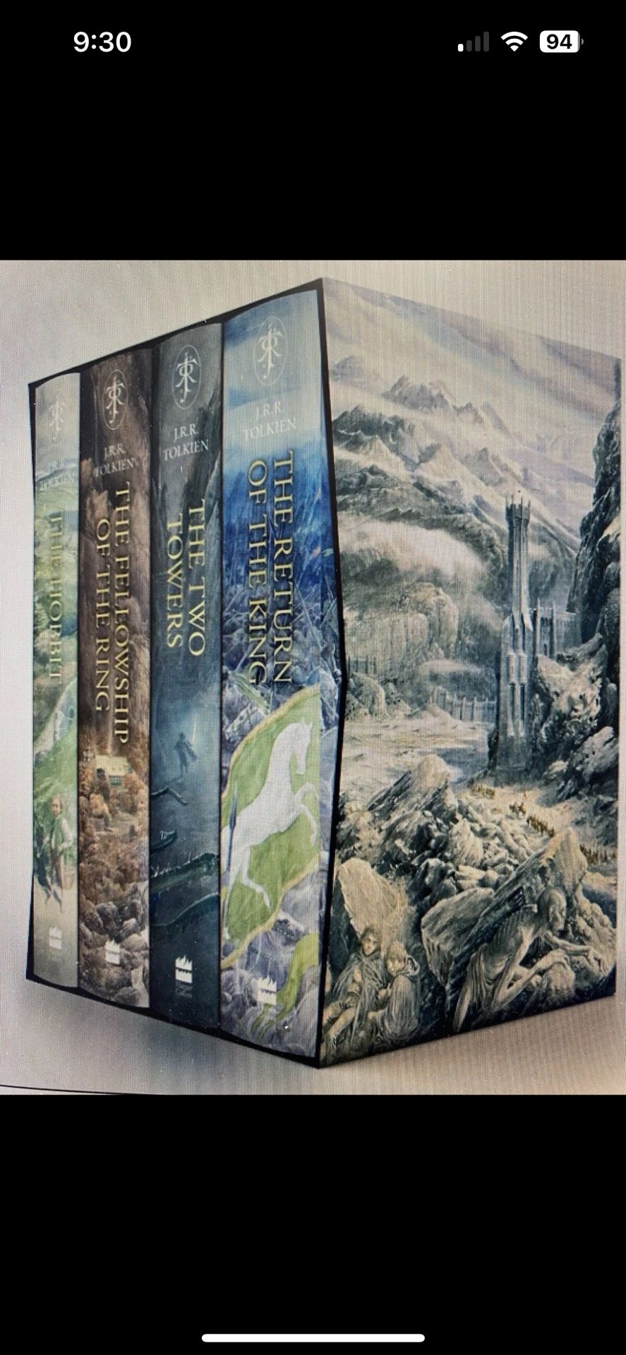 Illustrated the lord Of The Rings Book Set + The hobbit