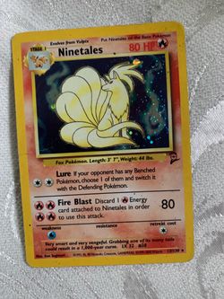Ninetales #13 Pokemon base set 2