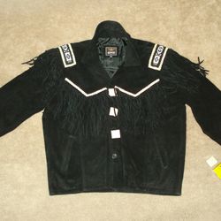 Brand New Men Western Jacket In Genuine Leather