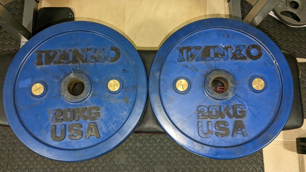 IVANKO Bumper 20KG (45lb) Weight Plate Pair