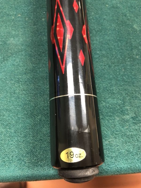viper pro series 19 oz pool cue and viper q-vault case