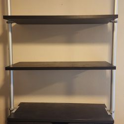 Adjustable Shelves With Drawers