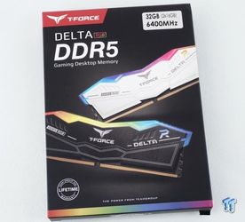 Team T-Force Delta RGB 32GB (2 x 16GB) 288-Pin PC RAM DDR5 6400 (PC5 51200) Desktop Memory RAM