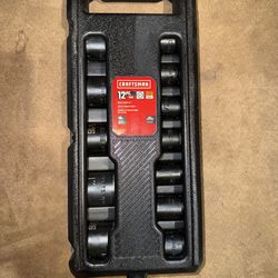 CRAFTSMAN Impact Socket Set, SAE, 1/2-Inch, 12-Piece (CMMT15884)