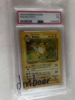Pokemon Raichu Holo 7