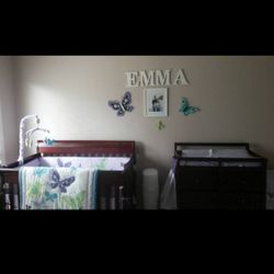 Changing Table & Crib 
