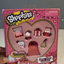 SHOPKINS VALENTINES  SWEET HEART COLLECTION 6 EXCLUSIVE 1 HANDBAG 