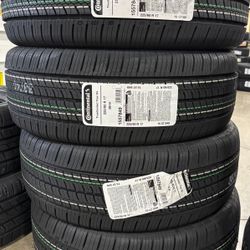 (4) - 225/60/17 Continental TrueContact Tour 54 All Season Tires