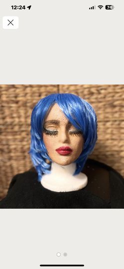 Blue Wig