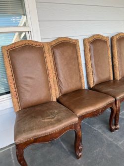 4 high back chairs